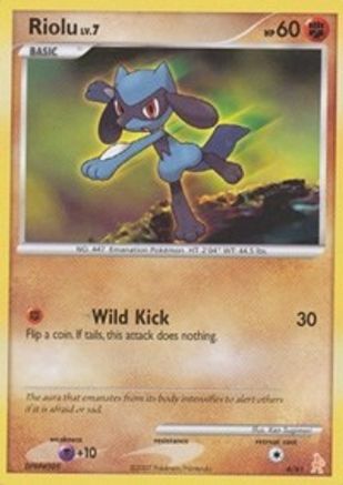 [PKM] Riolu (6/61) [Diamond & Pearl: Trainer Kit - Lucario]