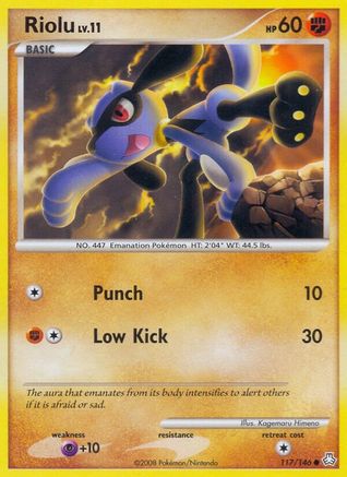 [PKM] Riolu (117/146) [Diamond & Pearl: Legends Awakened]