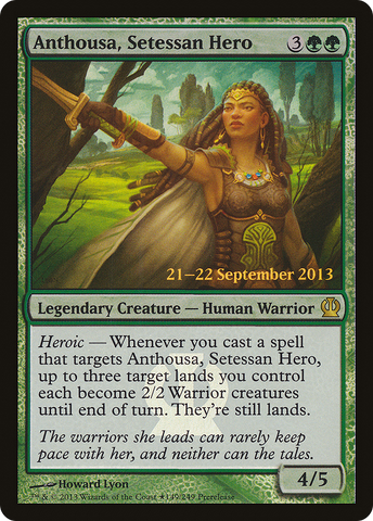 {R} Anthousa, Setessan Hero [Theros Prerelease Promos][PR THS 149]