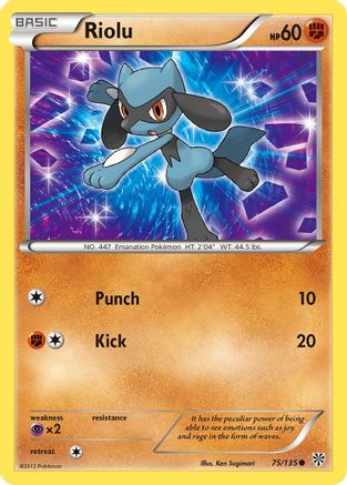 [PKM] Riolu (75/135) [Black & White: Plasma Storm]