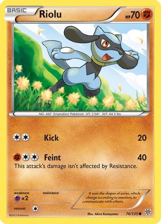 [PKM] Riolu (76/135) [Black & White: Plasma Storm]
