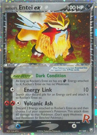 [PKM] Rocket's Entei ex (97/109) [EX: Team Rocket Returns]