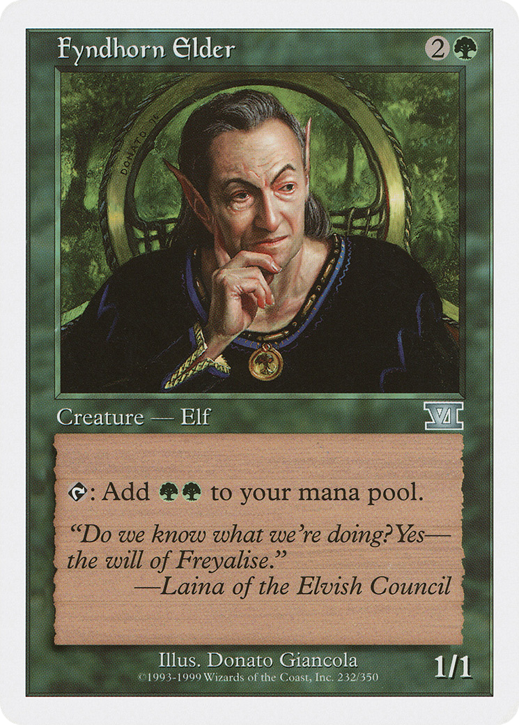 {C} Fyndhorn Elder [Classic Sixth Edition][6ED 232]