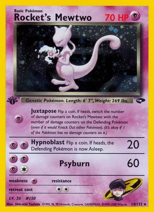 [PKM] Rocket's Mewtwo (14/132) [Gym Challenge Unlimited]