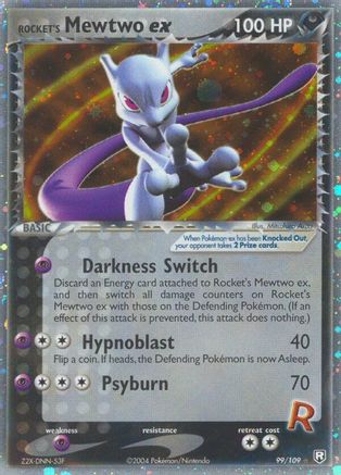 [PKM] Rocket's Mewtwo ex (99/109) [EX: Team Rocket Returns]