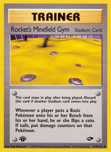 [PKM] Rocket's Minefield Gym (119/132) [Gym Challenge 1st Edition]