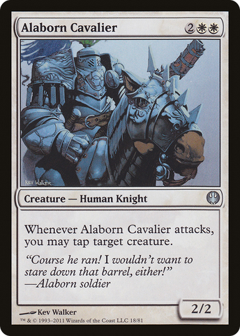 {C} Alaborn Cavalier [Duel Decks: Knights vs. Dragons][DDG 018]