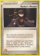 [TR] Rocket's Mission (88/109) (Stamped) [EX: Team Rocket Returns]