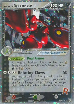 [PKM] Rocket's Scizor ex (101/109) [EX: Team Rocket Returns]