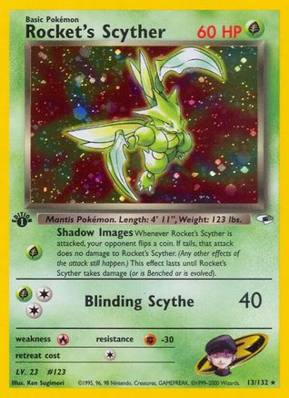 [PKM-R] Rocket's Scyther (13/132) [Gym Heroes 1st Edition]