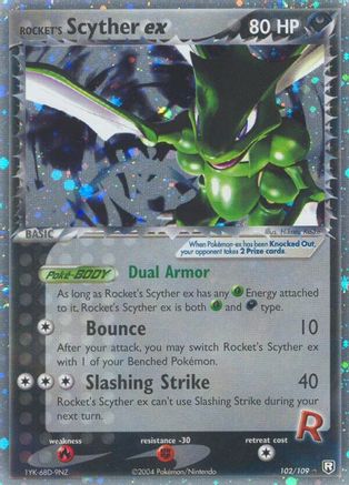 [PKM] Rocket's Scyther ex (102/109) [EX: Team Rocket Returns]
