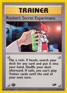 [TR] Rocket's Secret Experiment (120/132) [Gym Challenge 1st Edition]