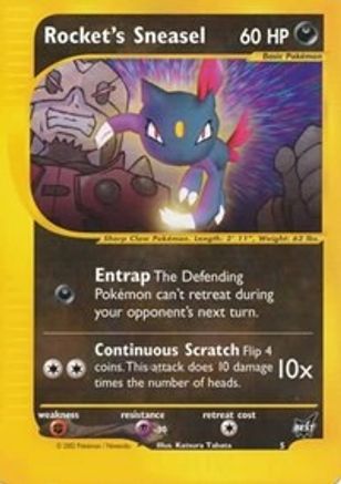[PKM-R] Rocket's Sneasel (5) [Best of Promos]