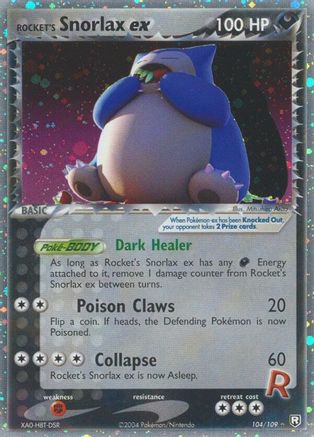 [PKM] Rocket's Snorlax ex (104/109) [EX: Team Rocket Returns]