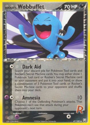 [PKM] Rocket's Wobbuffet (47/109) (Stamped) [EX: Team Rocket Returns]