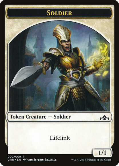 {T} Soldier // Goblin Double-sided Token [Guilds of Ravnica Guild Kit Tokens][TGK1 006]