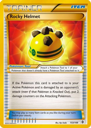 [PKM] Rocky Helmet (153/149) [Black & White: Boundaries Crossed]
