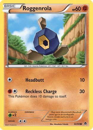 [PKM] Roggenrola (50/98) [Black & White: Emerging Powers]