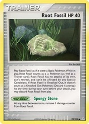 [PKM] Root Fossil (93/110) (Stamped) [EX: Holon Phantoms]