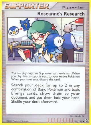 [PKM] Roseanne's Research (125/132) [Diamond & Pearl: Secret Wonders]