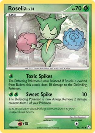 [PKM] Roselia (96/130) [Diamond & Pearl: Base Set]