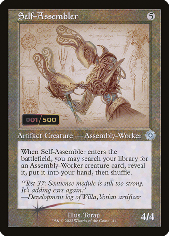 {C} Self-Assembler (Schematic) (Serial Numbered) [The Brothers' War Retro Artifacts][BRR 114]