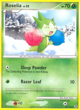 [PKM] Roselia (62/132) [Diamond & Pearl: Secret Wonders]