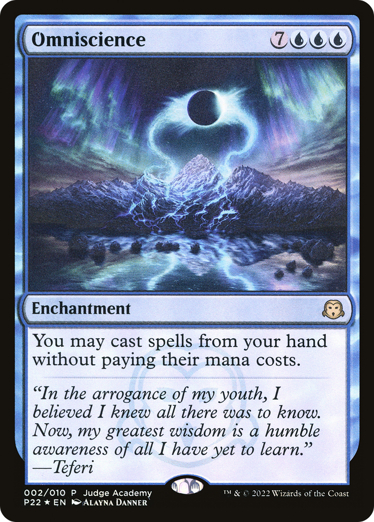 {R} Omniscience [Judge Gift Cards 2022][PA P22 002]