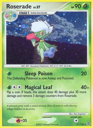 [PKM] Roserade (17/132) [Diamond & Pearl: Secret Wonders]