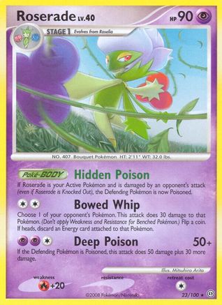 [PKM] Roserade (23/100) [Diamond & Pearl: Stormfront]