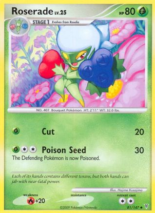 [PKM] Roserade (81/147) [Platinum: Supreme Victors]