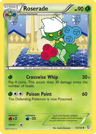[PKM-C] Roserade (14/124) [Black & White: Dragons Exalted]