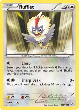 [PKM] Rufflet (111/124) [Black & White: Dragons Exalted]