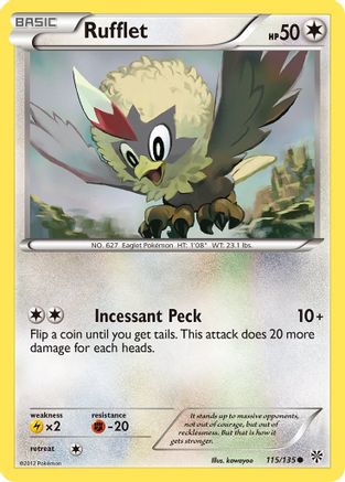 [PKM] Rufflet (115/135) [Black & White: Plasma Storm]