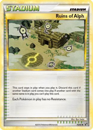 [PKM] Ruins of Alph (76/90) [HeartGold & SoulSilver: Undaunted]