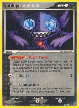 [PKM] Sableye (23/107) (Stamped) [EX: Deoxys]