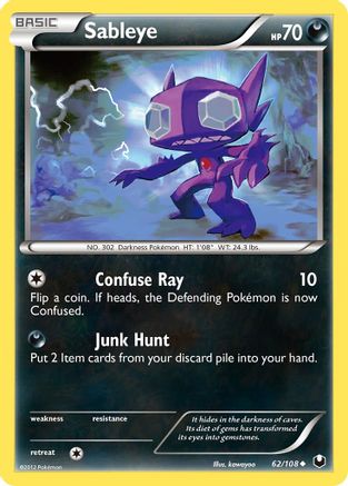[PKM] Sableye (62/108) [Black & White: Dark Explorers]