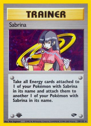 [TR] Sabrina (20/132) [Gym Challenge 1st Edition]