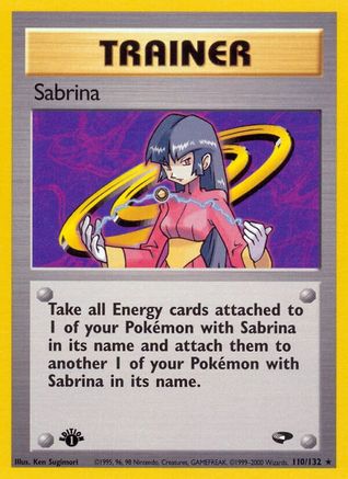 [PKM] Sabrina (110/132) [Gym Challenge 1st Edition]