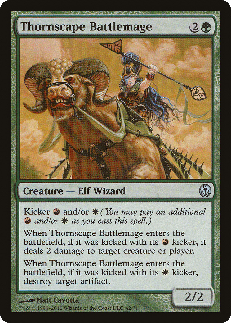 {C} Thornscape Battlemage [Duel Decks: Phyrexia vs. the Coalition][DDE 042] - Misty Mountain Games