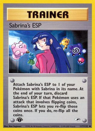 [PKM] Sabrina's ESP (117/132) [Gym Heroes 1st Edition]