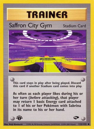 [PKM] Saffron City Gym (122/132) [Gym Challenge 1st Edition]