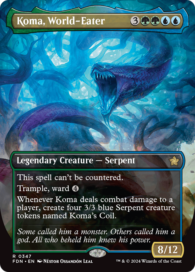 {@R} Koma, World-Eater (Borderless) [Foundations][FDN 347]
