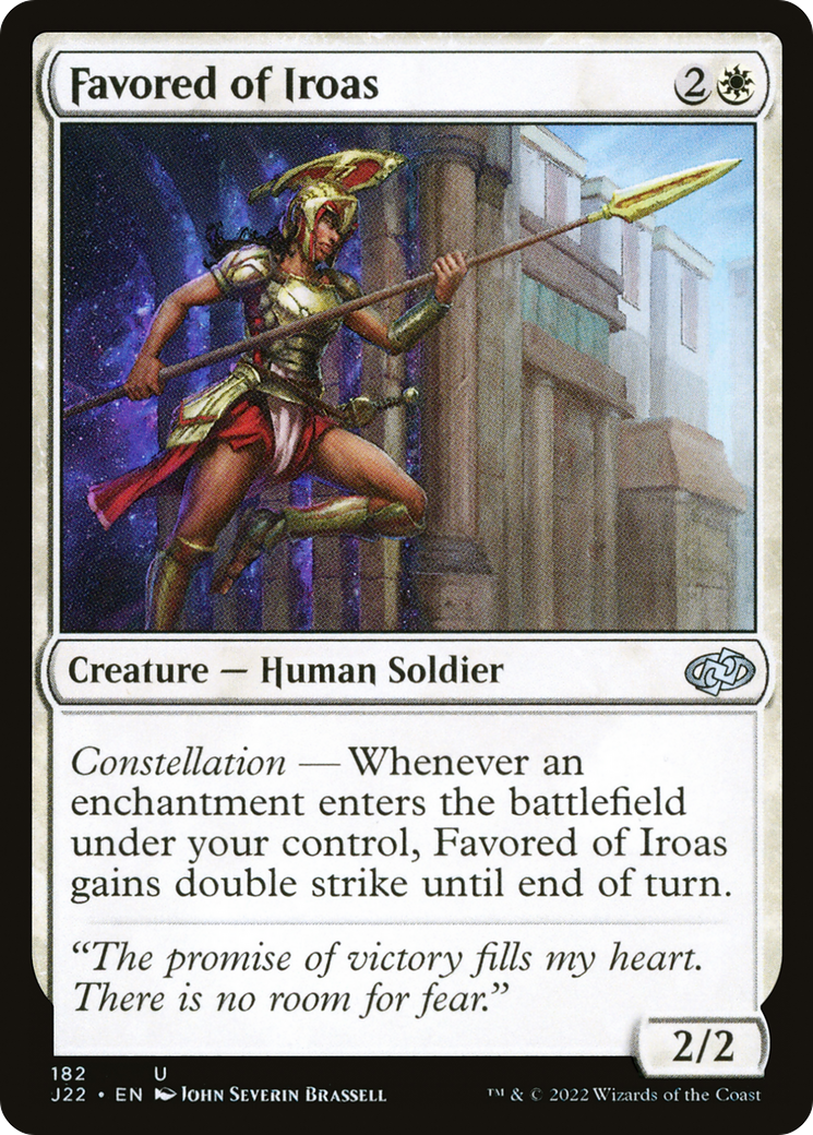 {C} Favored of Iroas [Jumpstart 2022][J22 182]