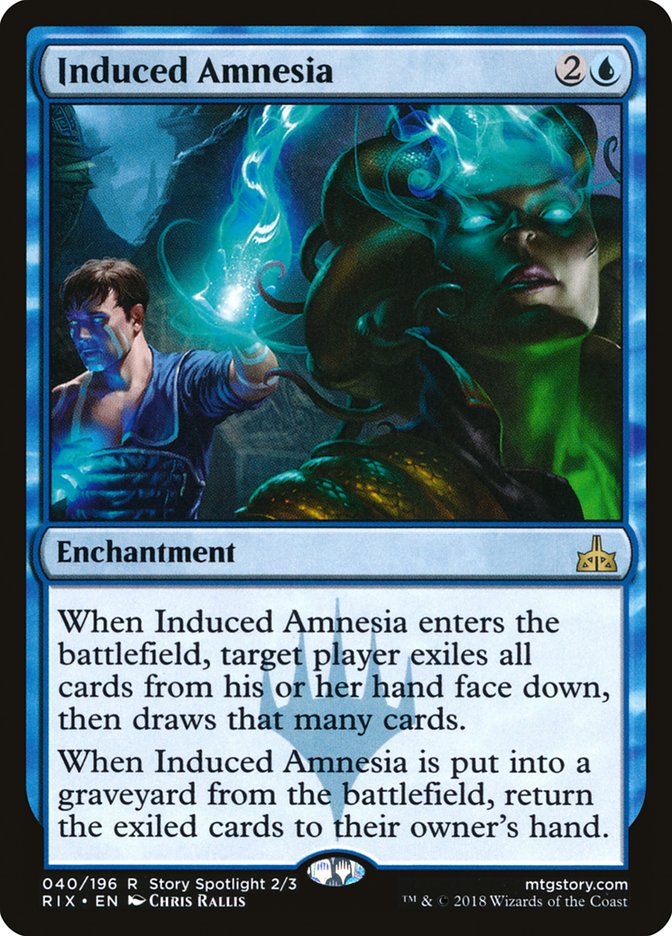 {R} Induced Amnesia [Rivals of Ixalan][RIX 040]