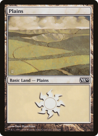 {B}[M10 232] Plains (232) [Magic 2010]