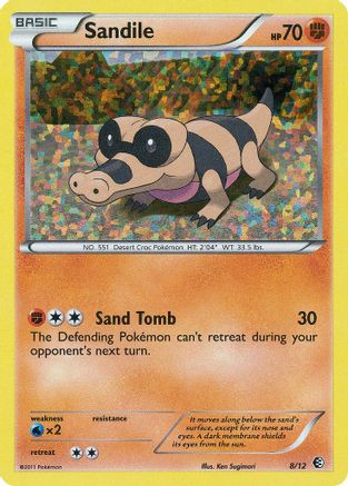 [PKM] Sandile (8/12) [McDonald's Promos: 2011 Collection]