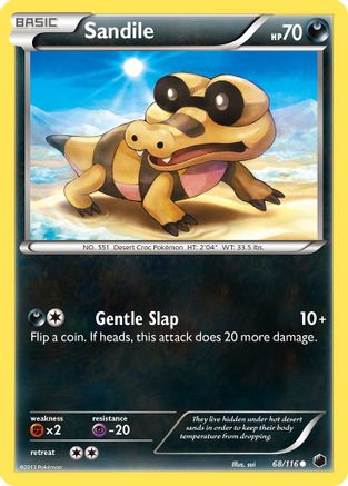 [PKM] Sandile (68/116) [Black & White: Plasma Freeze]