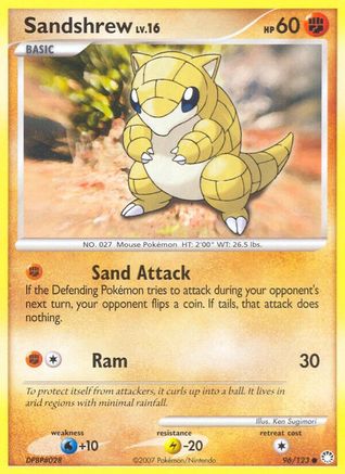 [PKM-C] Sandshrew (96/123) [Diamond & Pearl: Mysterious Treasures]