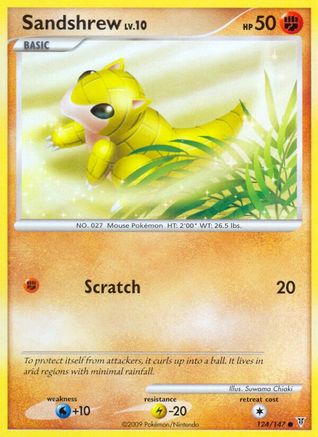 [PKM] Sandshrew (124/147) [Platinum: Supreme Victors]